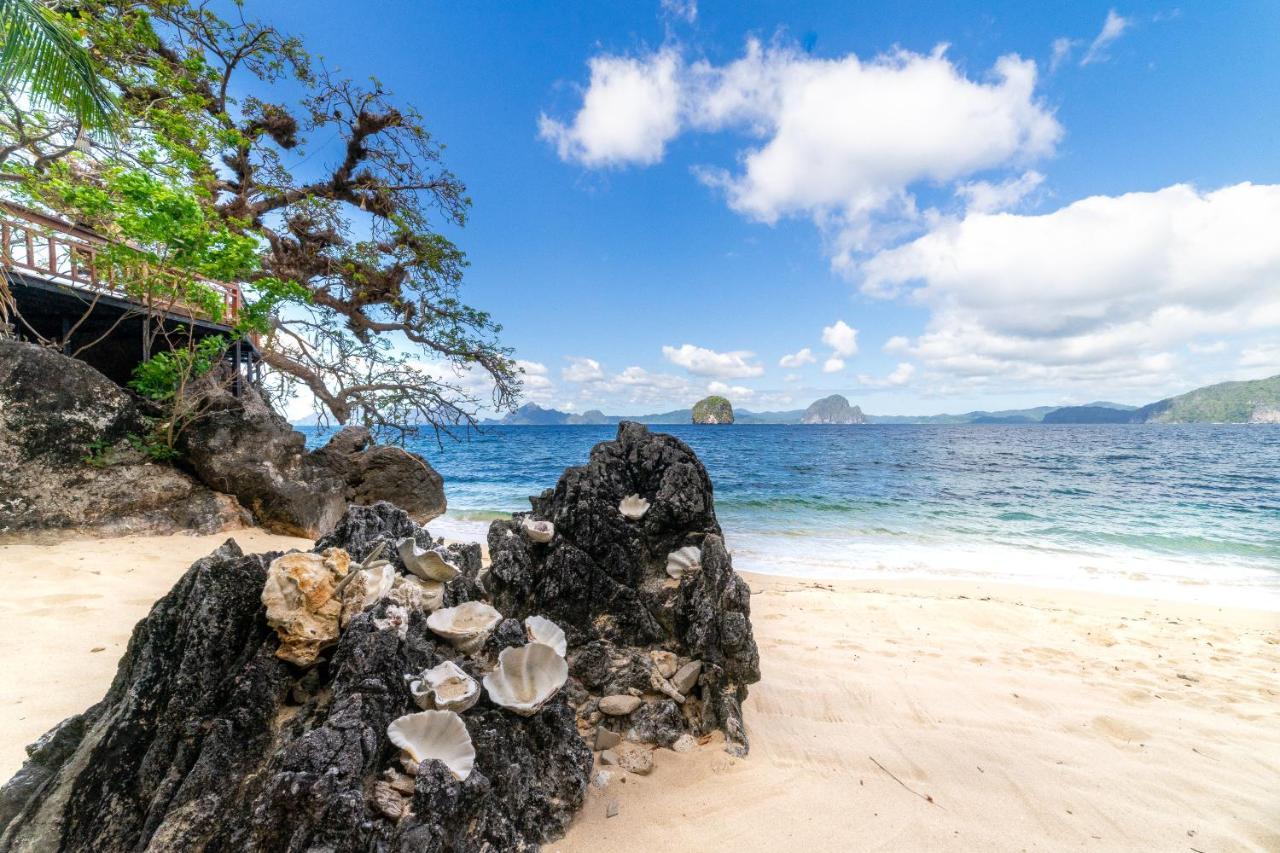 Kudugman Beach Cottages - El Nido Bagian luar foto